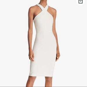 New with tags white sheath likely halter dress